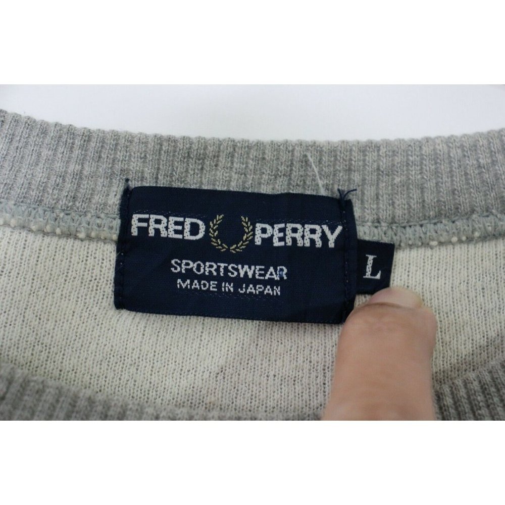 VTG Fred Perry Japan Made Embroidered Sweater F653 - Picture 4 of 5